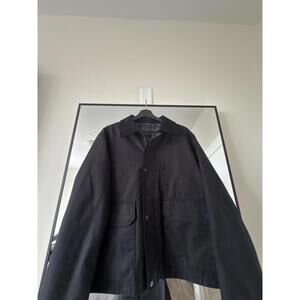 Uniqlo Dark Plaid Flannel Overshirt